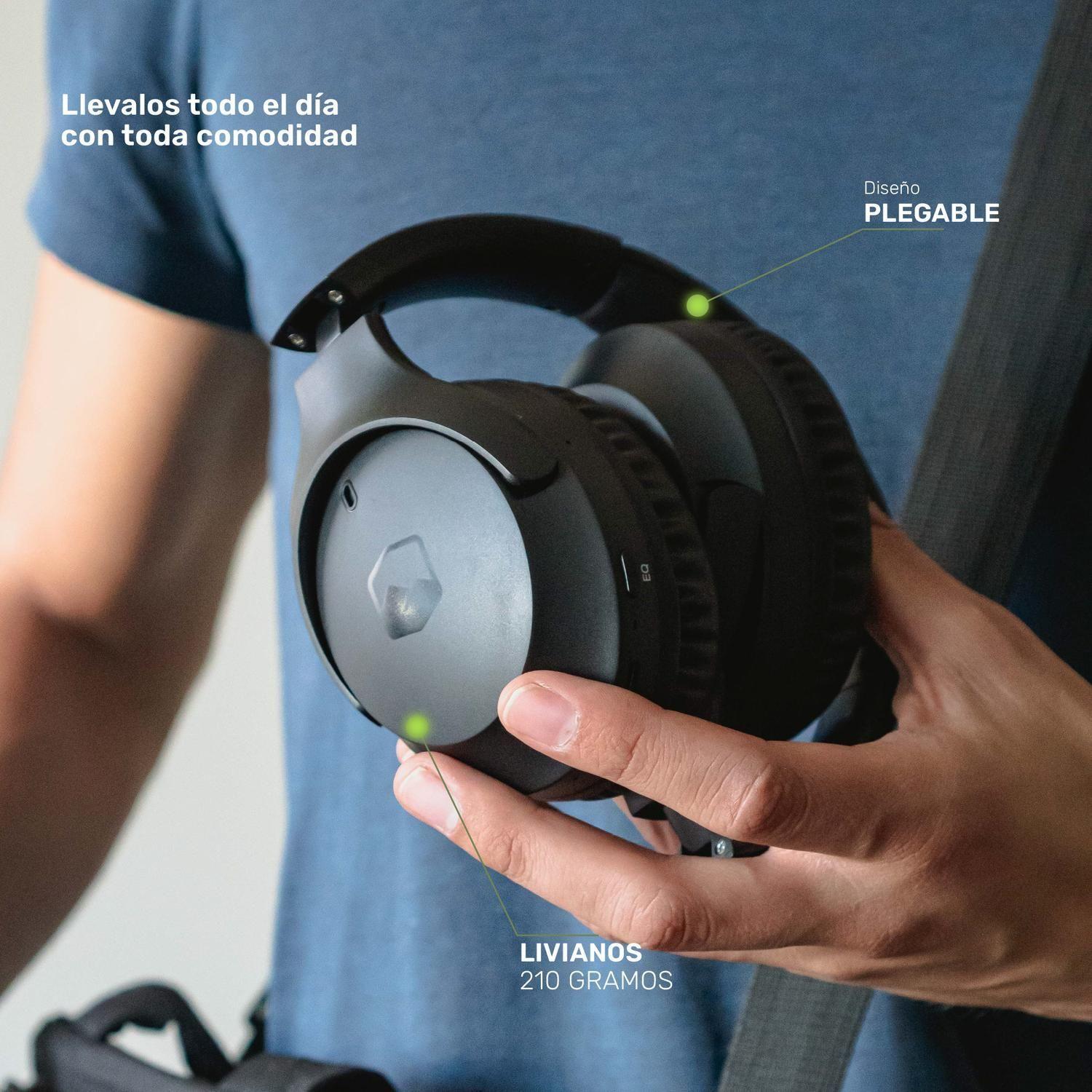 Audifonos Bluetooth Inalambricos Over Ear WavePro-5