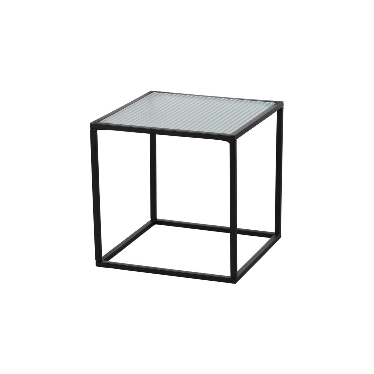 Mesa Metal Negro 35 x 35 x 35 cm DAY-2