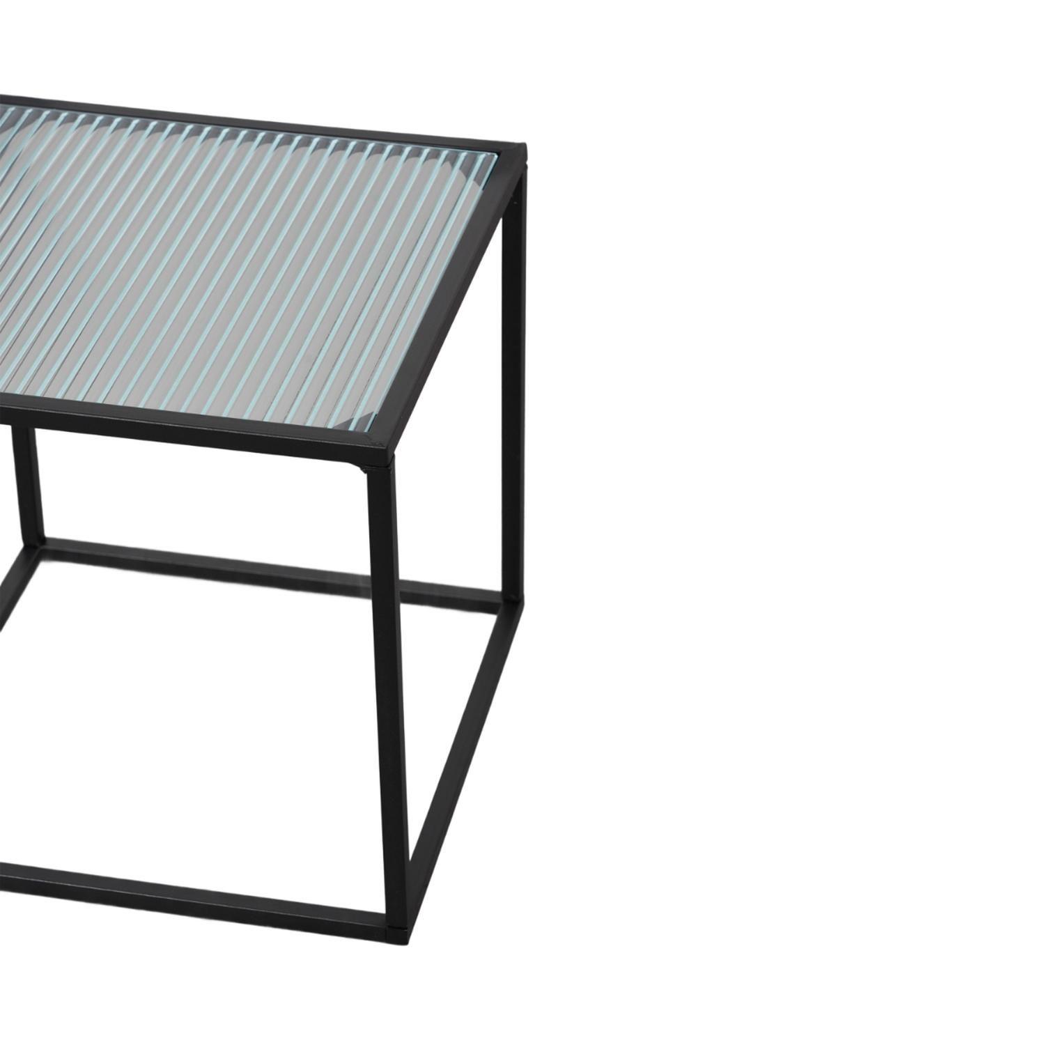 Mesa Metal Negro 35 x 35 x 35 cm DAY-3