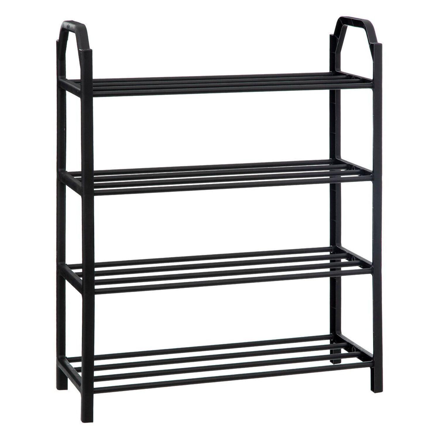 Zapatero Organizador de Acero para Clóset Negro Atmosphera-0