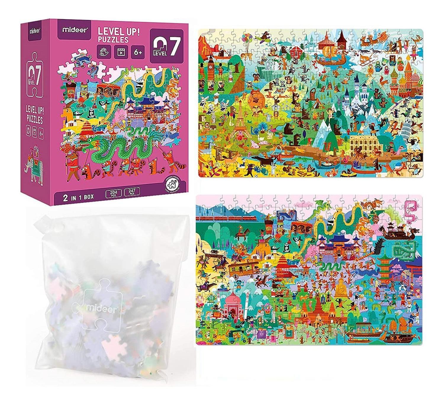 Level Up Puzzles Nivel 7 Geografía Humana 2 Puzzles MiDeer-0