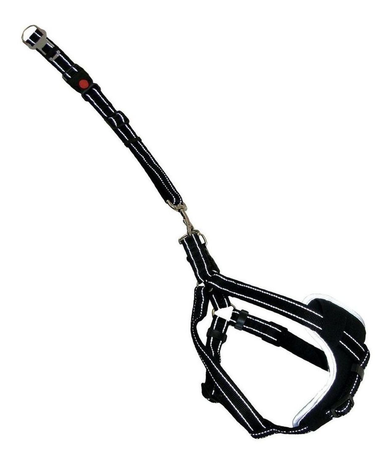 Arnés Multiuso Negro Para Perro XS Mascan-6