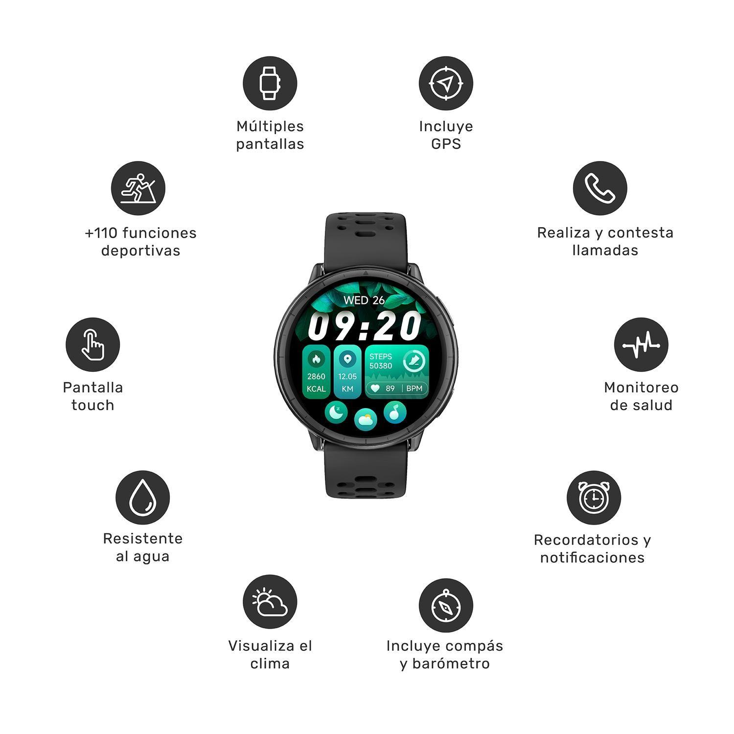 Reloj Smartwatch GPS Shar T1 43,5mm Lhotse-6