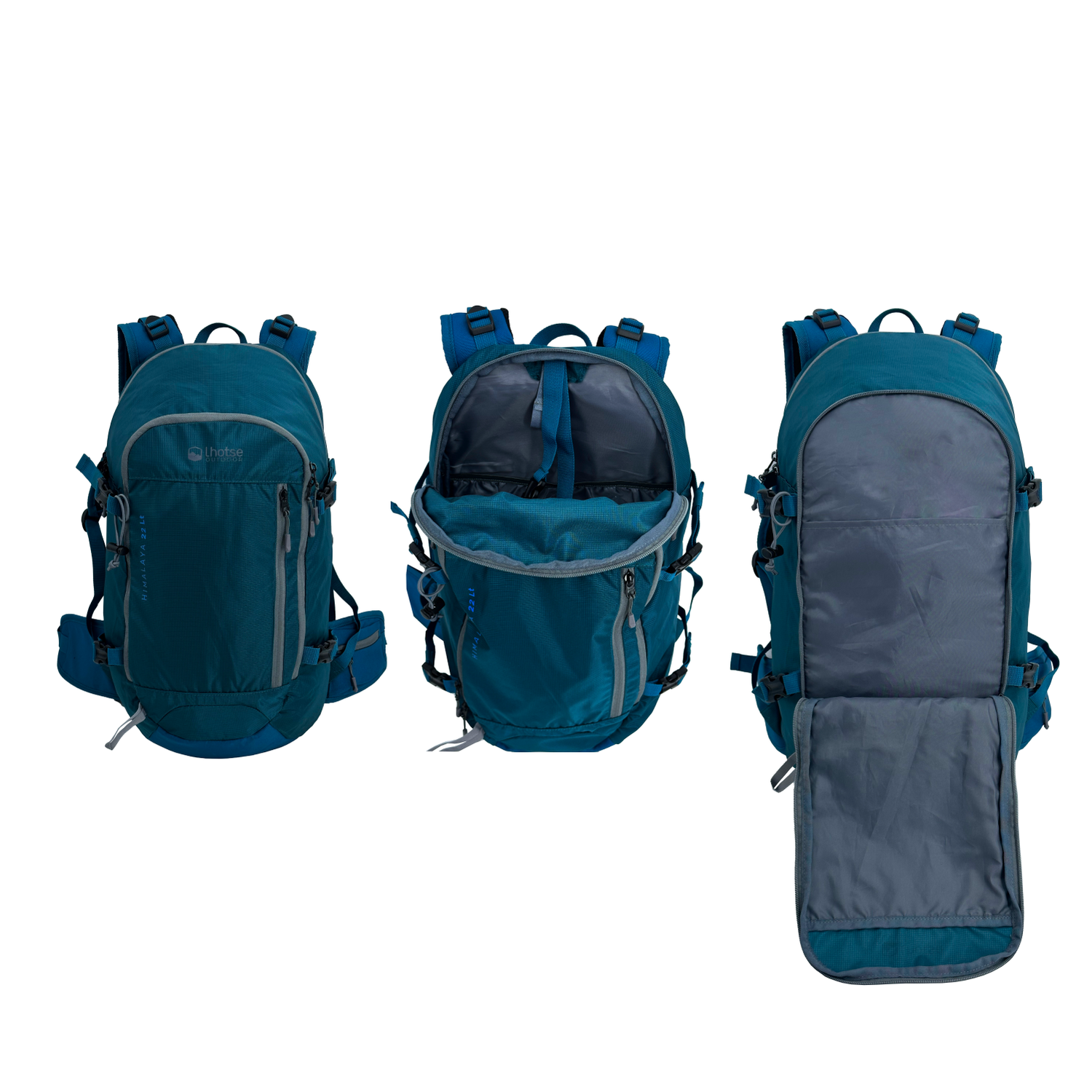 Mochila Deportiva Outdoor Trekking Himalaya 22Lt Lhotse Blue-3