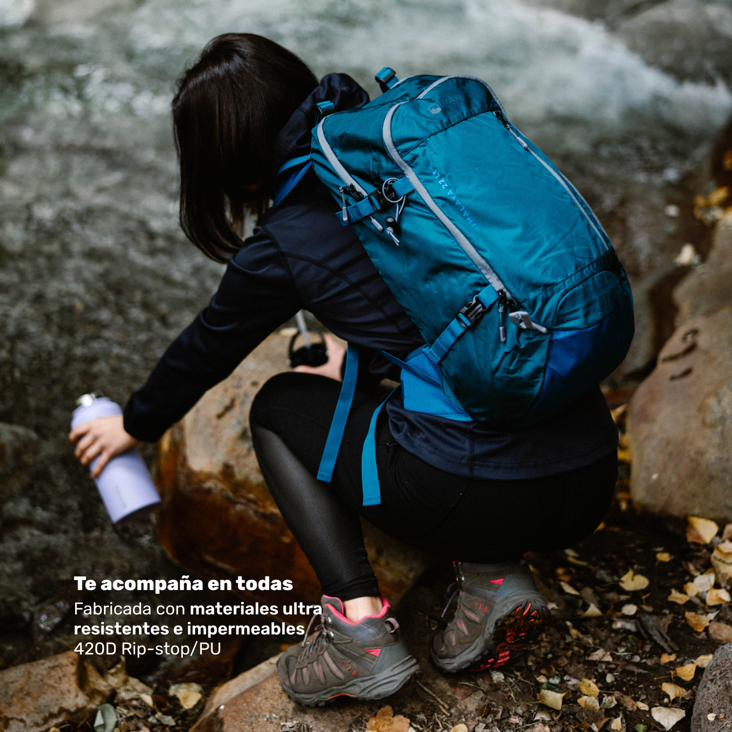Mochila Deportiva Outdoor Trekking Himalaya 22Lt Lhotse Blue-5