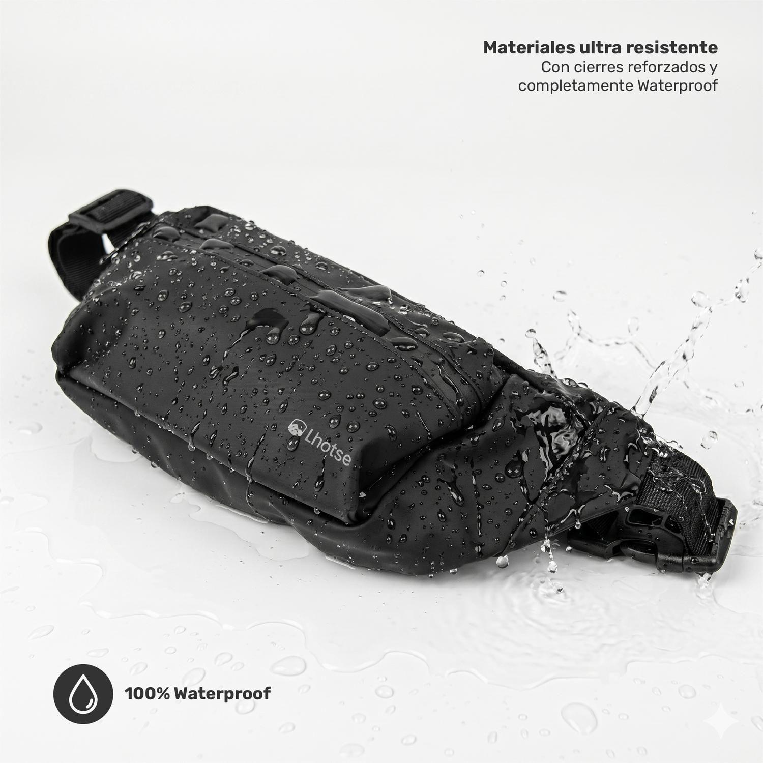 Banano Lhotse Impermeable Negro-2