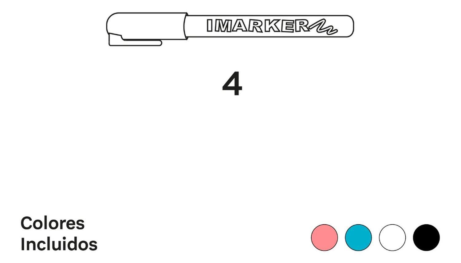 Marcadores de Colores Imarker por 4 unidades Imanix-4