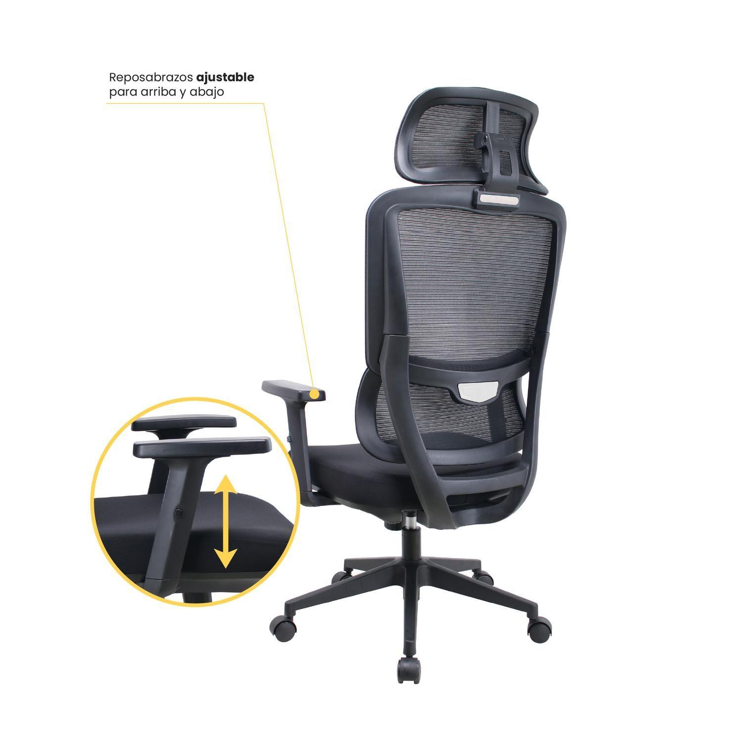 Silla Escritorio Oficina Ergonómica Reclinable Ergotech LEVO-3
