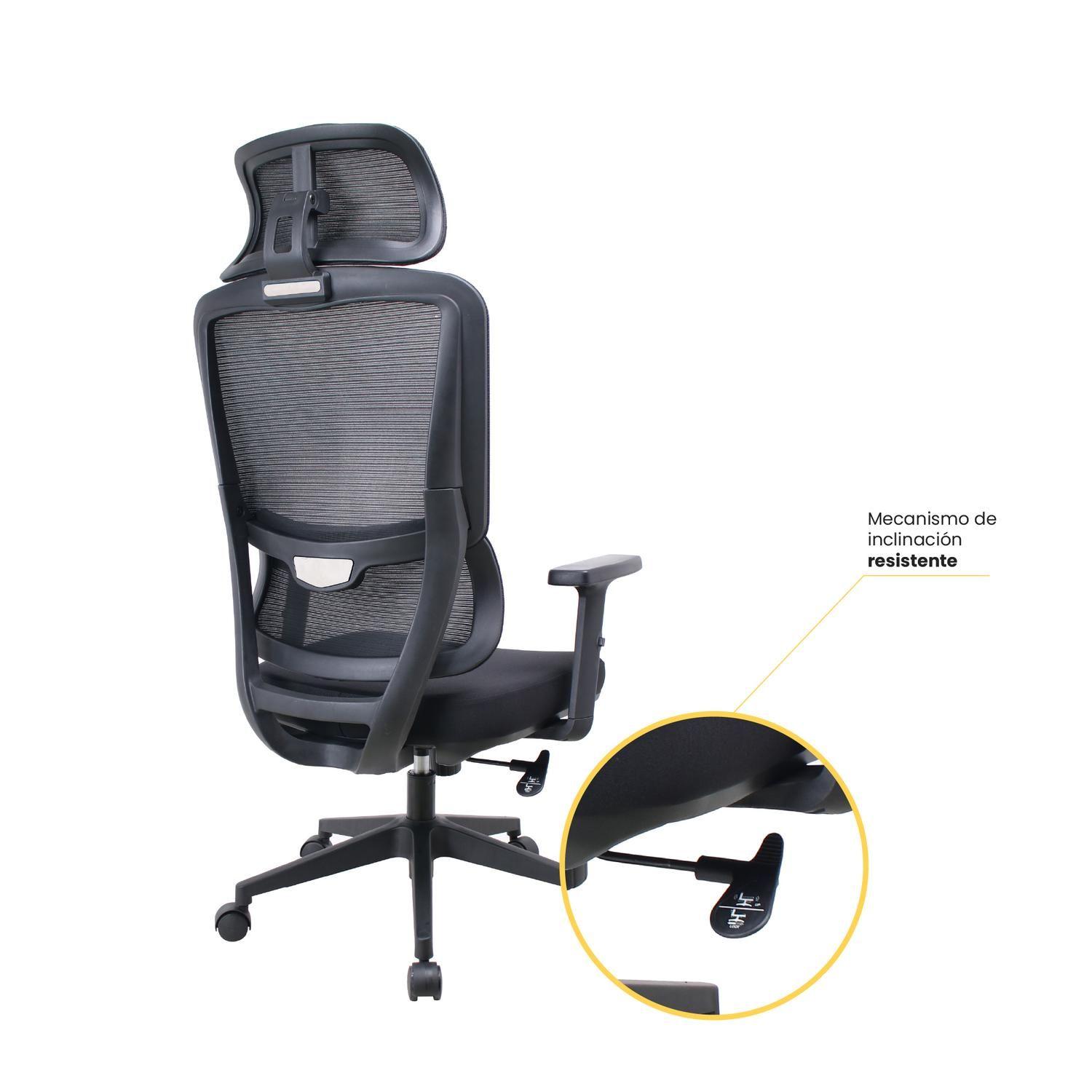 Silla Escritorio Oficina Ergonómica Reclinable Ergotech LEVO-5