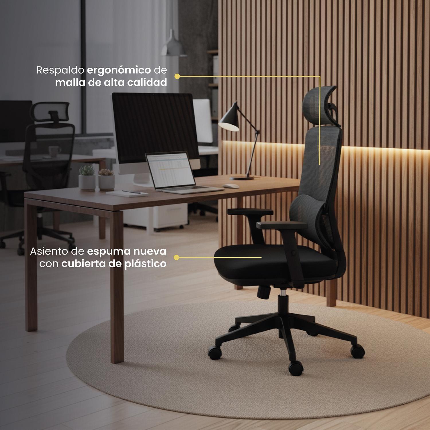 Silla Escritorio Oficina Ergonómica Reclinable Ergotech LEVO-8