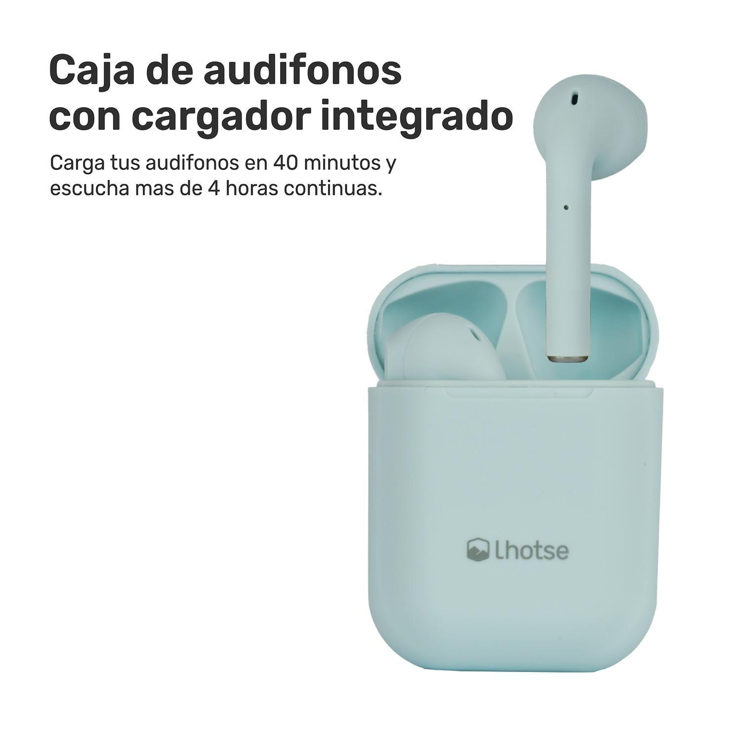Audífonos Lhotse Bluetooth Inalámbrico Rm12 Celeste-6