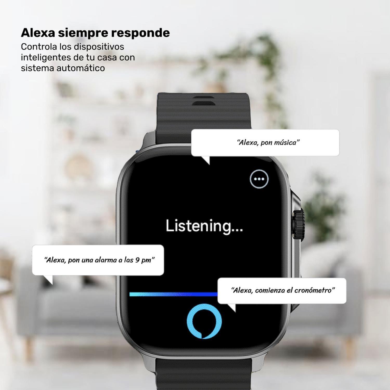 Reloj Smartwatch Lhotse Connect S03 42mm Pink-7