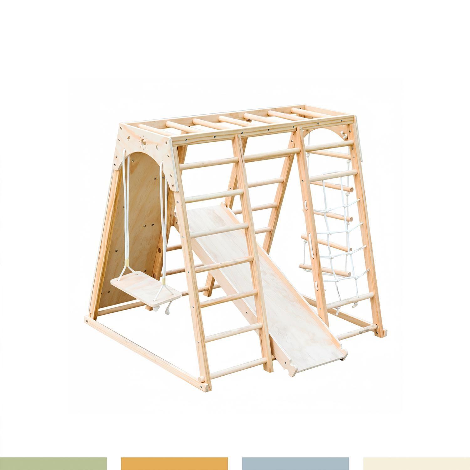 Gimnasio Infantil Juego Pikler Parque 8 en 1 Bandú-3