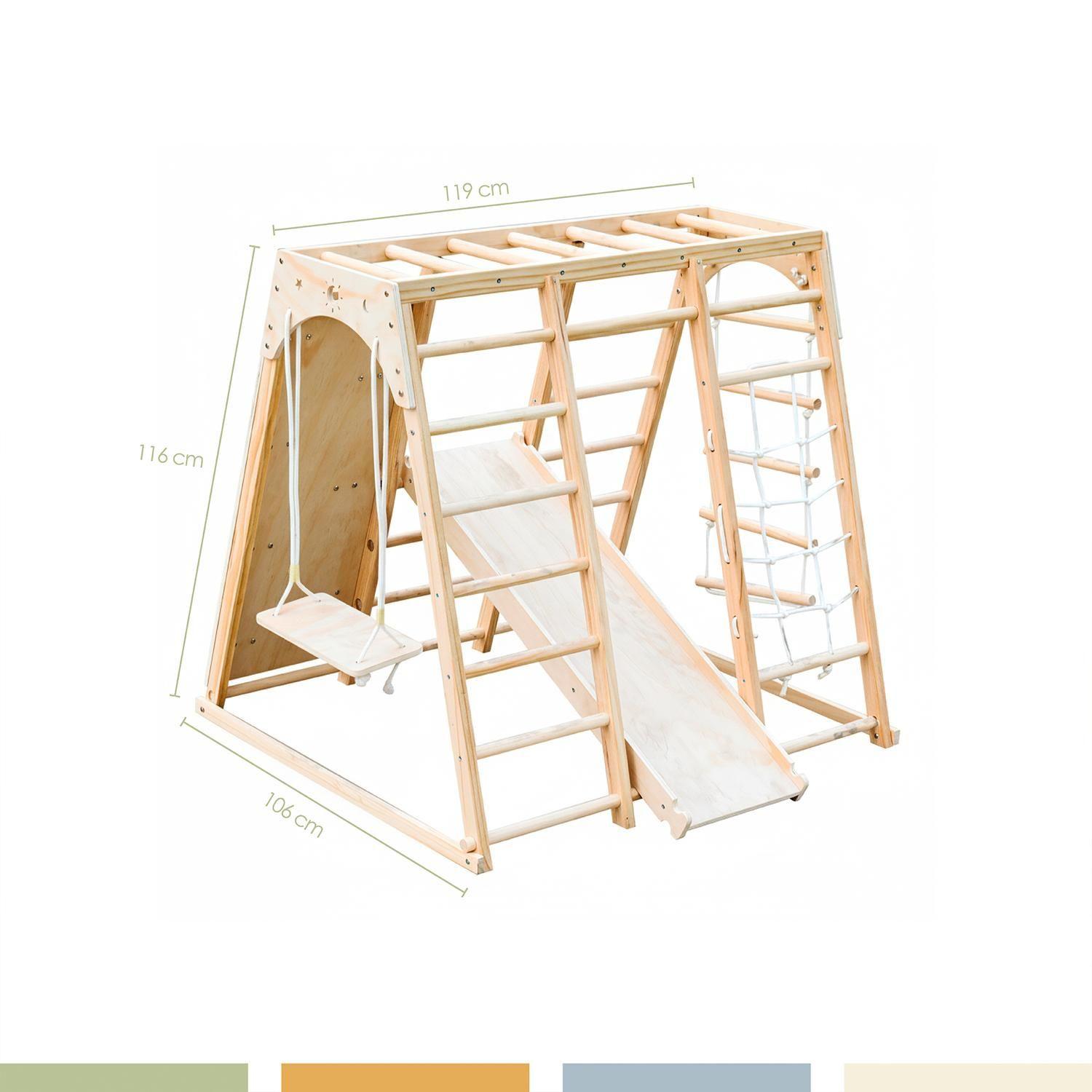 Gimnasio Infantil Juego Pikler Parque 8 en 1 Bandú-5