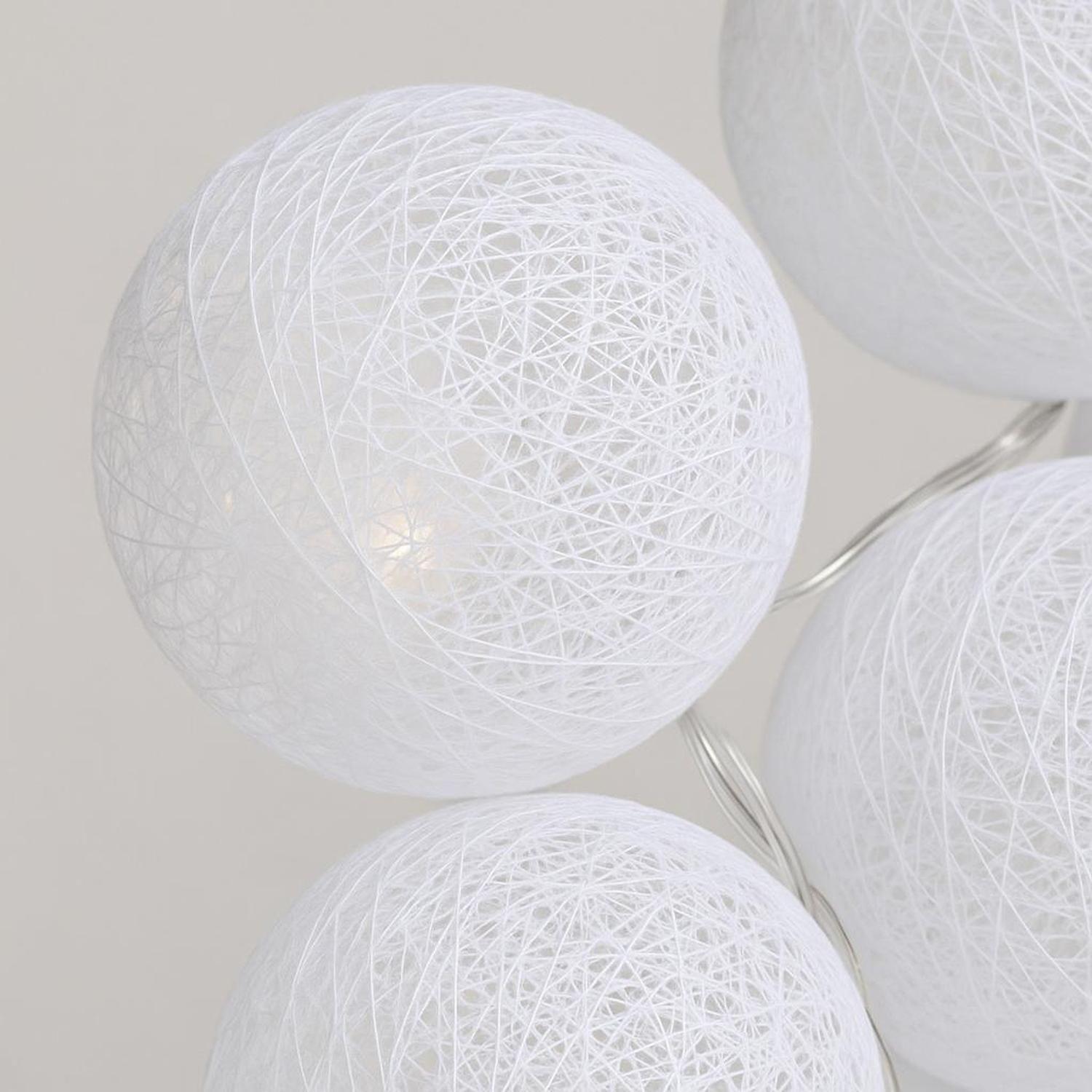 Guirnalda LED 10 Bolas de Hilo Decoración Cálida Atmosphera-3