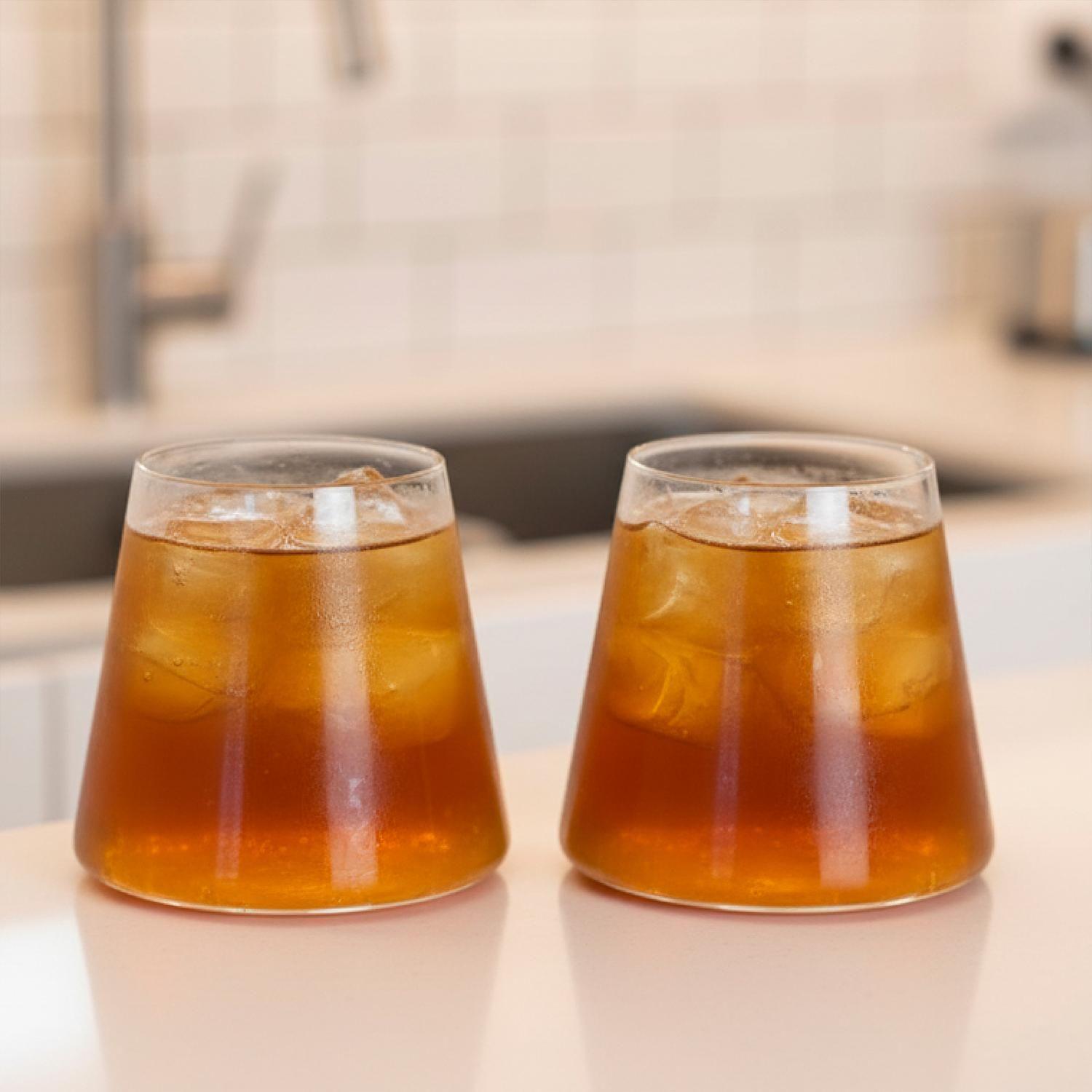 Pack 4 Vasos de Vidrio Estilo Japonés 320 ml Simplit-7