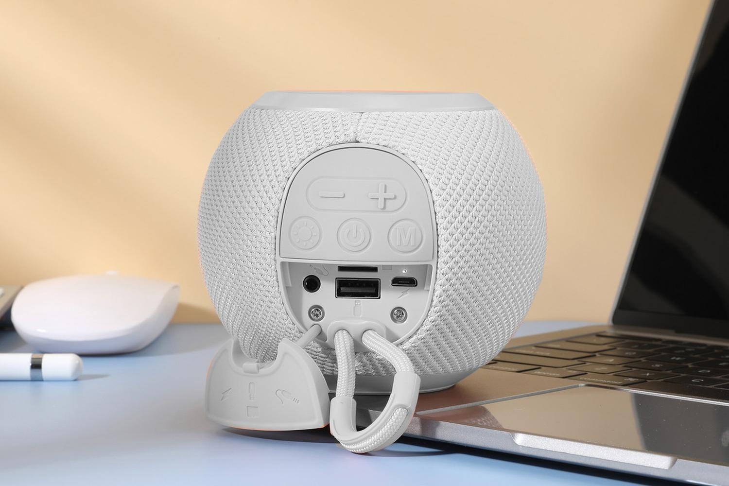 Parlante Portátil Bluetooth Lhotse Bounce White-2