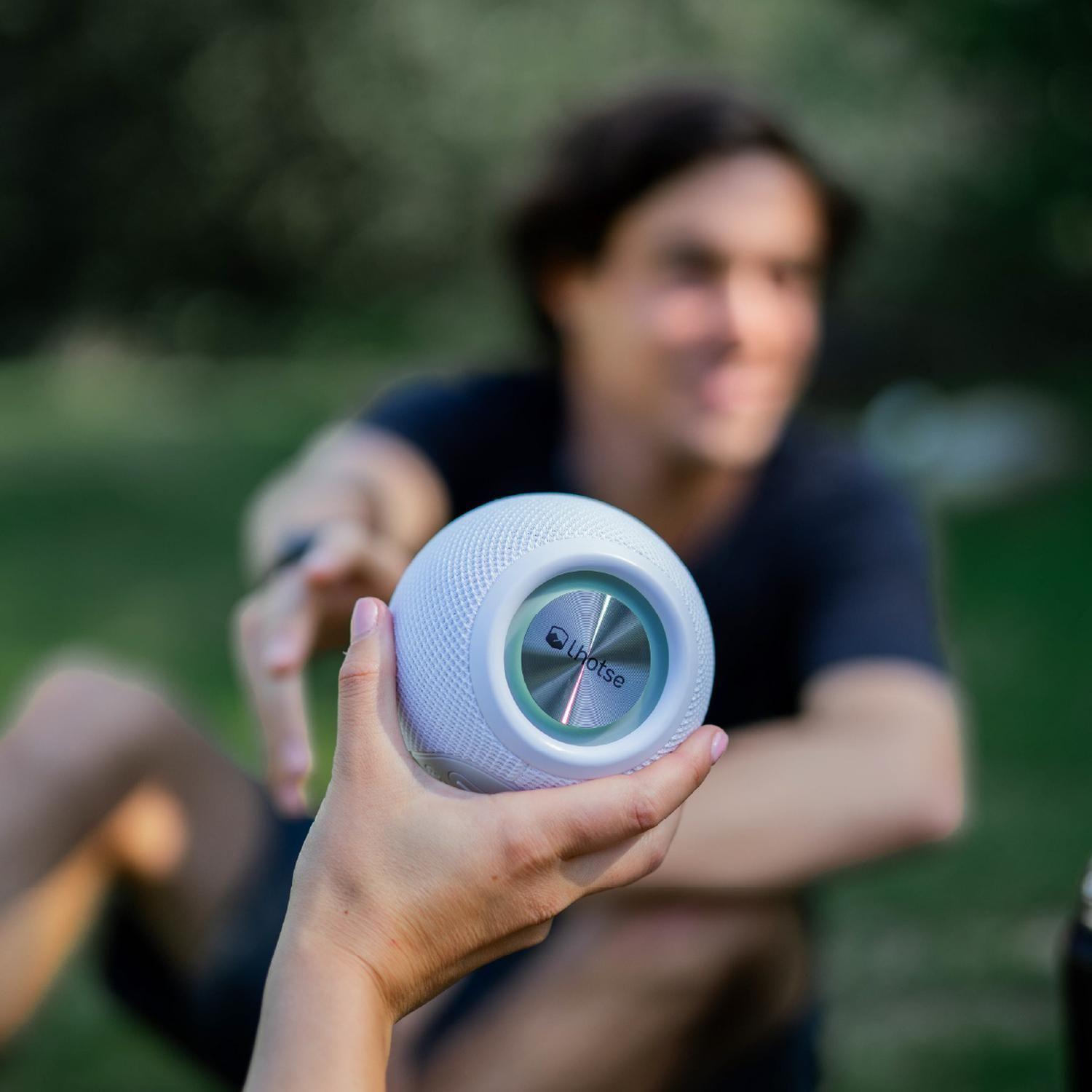 Parlante Portátil Bluetooth Lhotse Bounce White-4