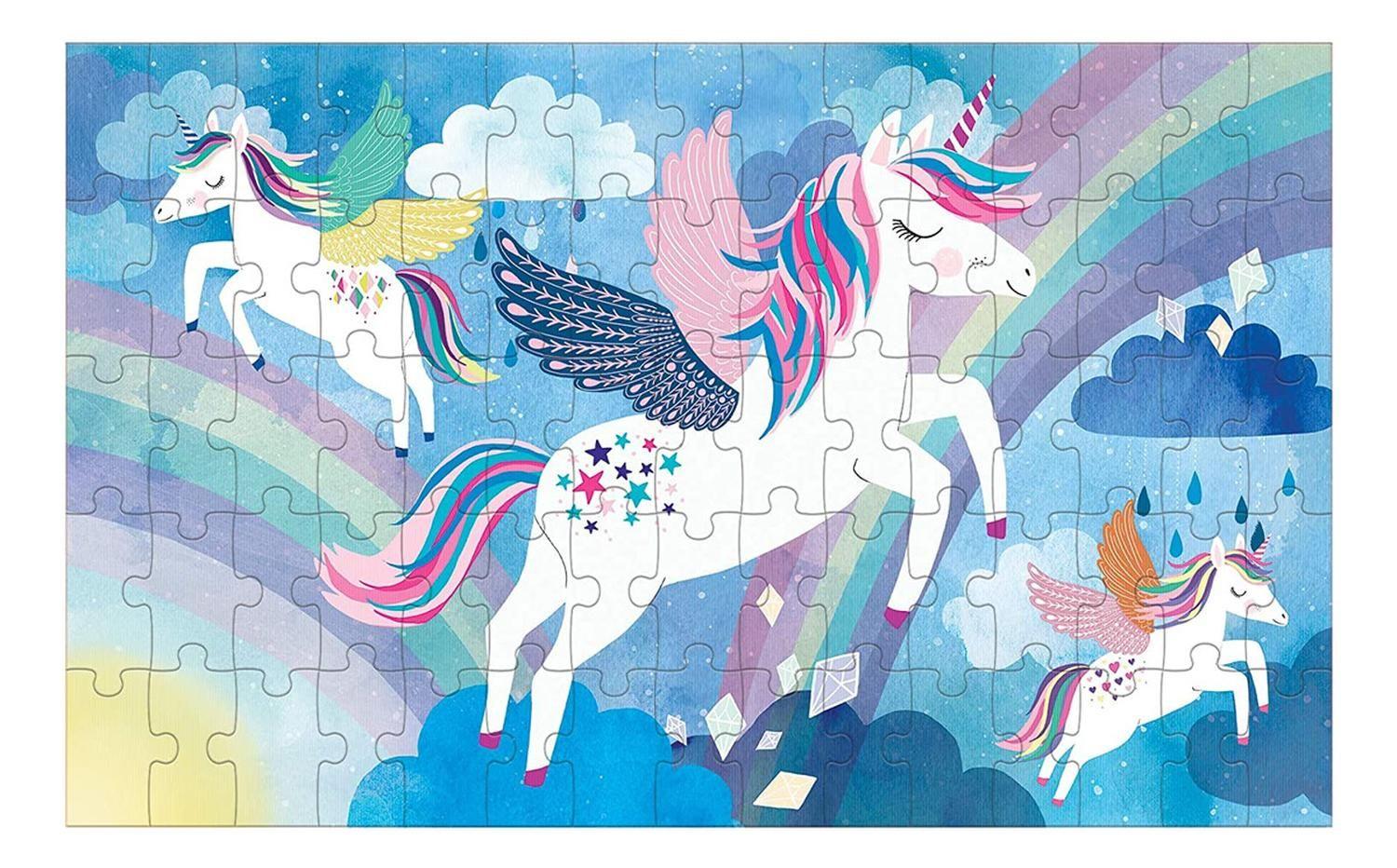 Puzzle 75Pcs Lenticular Unicornio Magico Mudpuppy-2