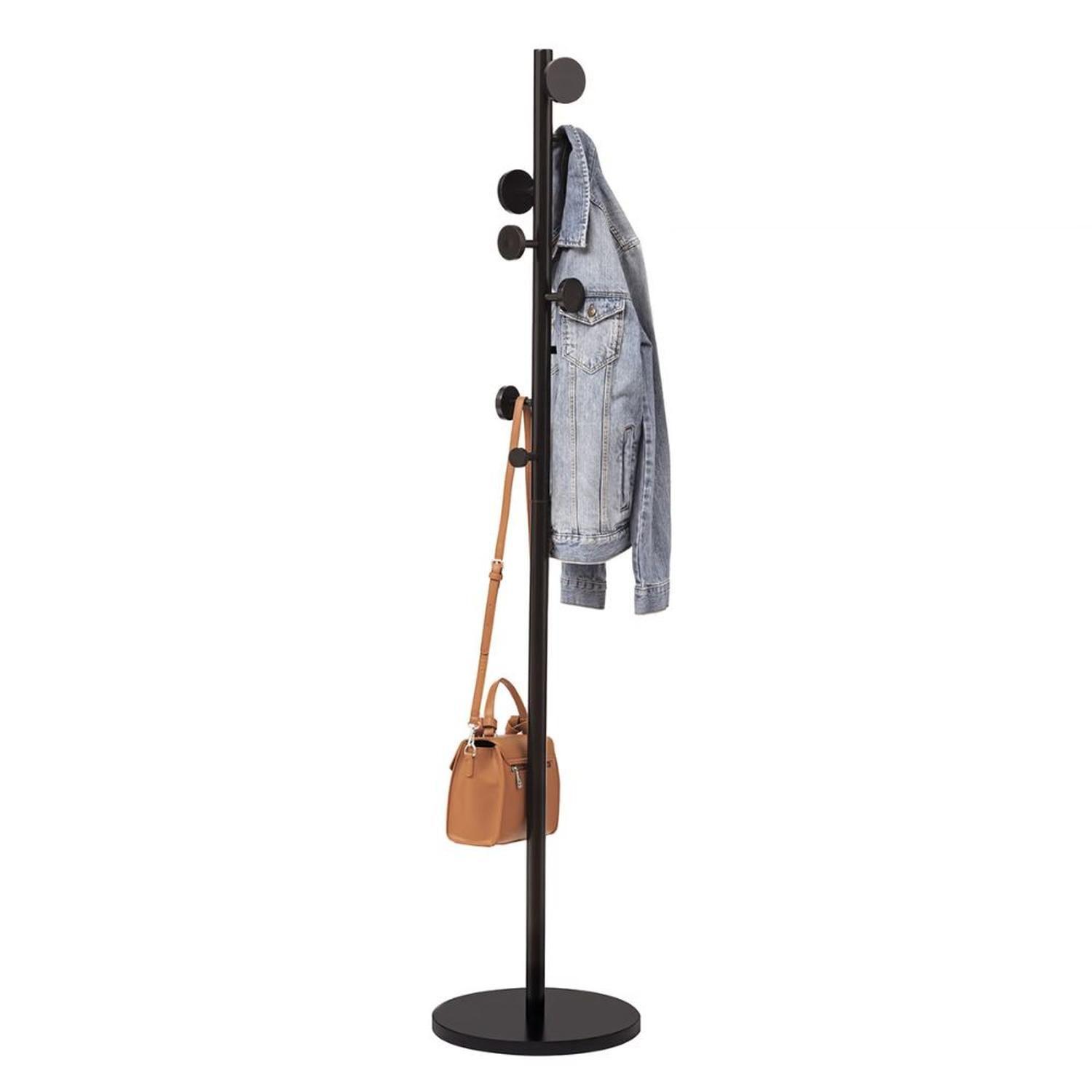 Perchero Con 8 Ganchos De Negro 175 cm Atmosphera-1