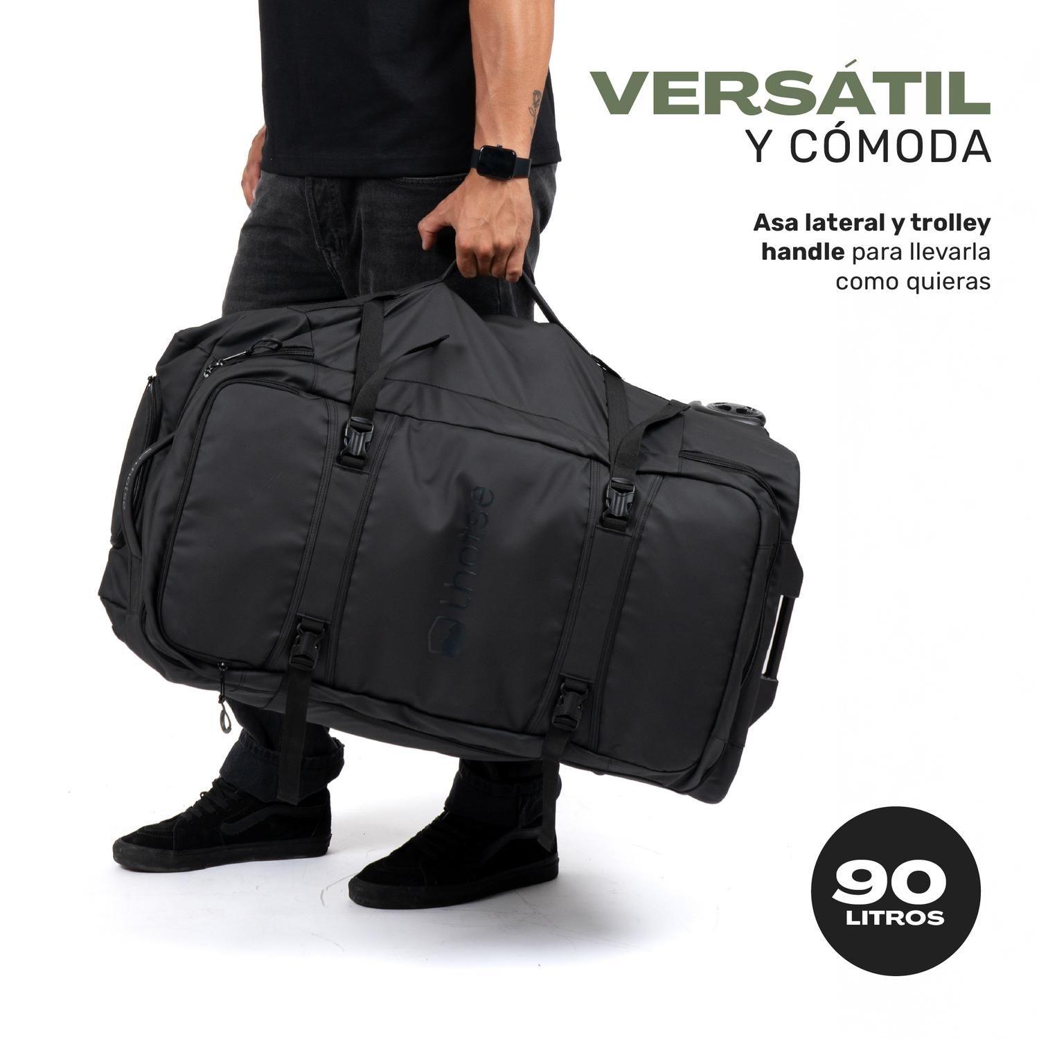 Maleta Bolso Trolly Expedition Duffel 90lts Black-2