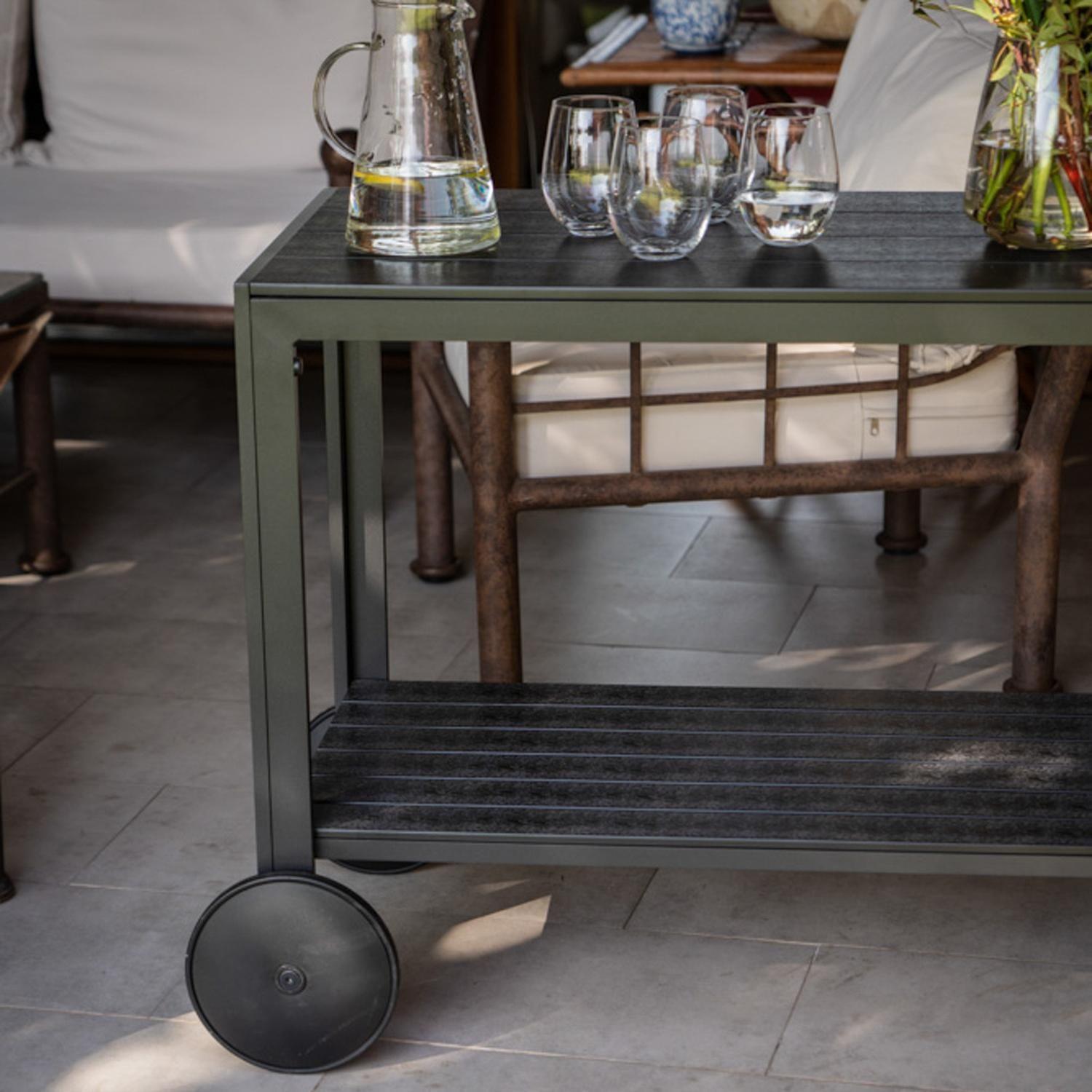 Carro Para Terraza Negro 90x45x74 Cm DAY-4