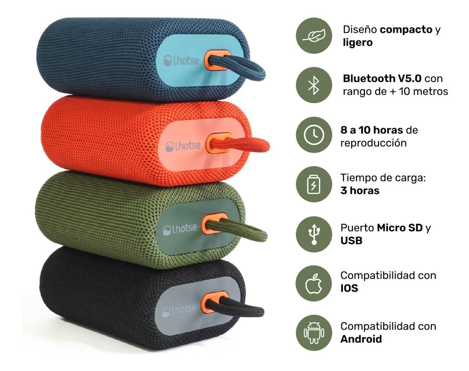 Pack Smartwatch Lhotse Vibe 05 Cream + Parlante Verde-5
