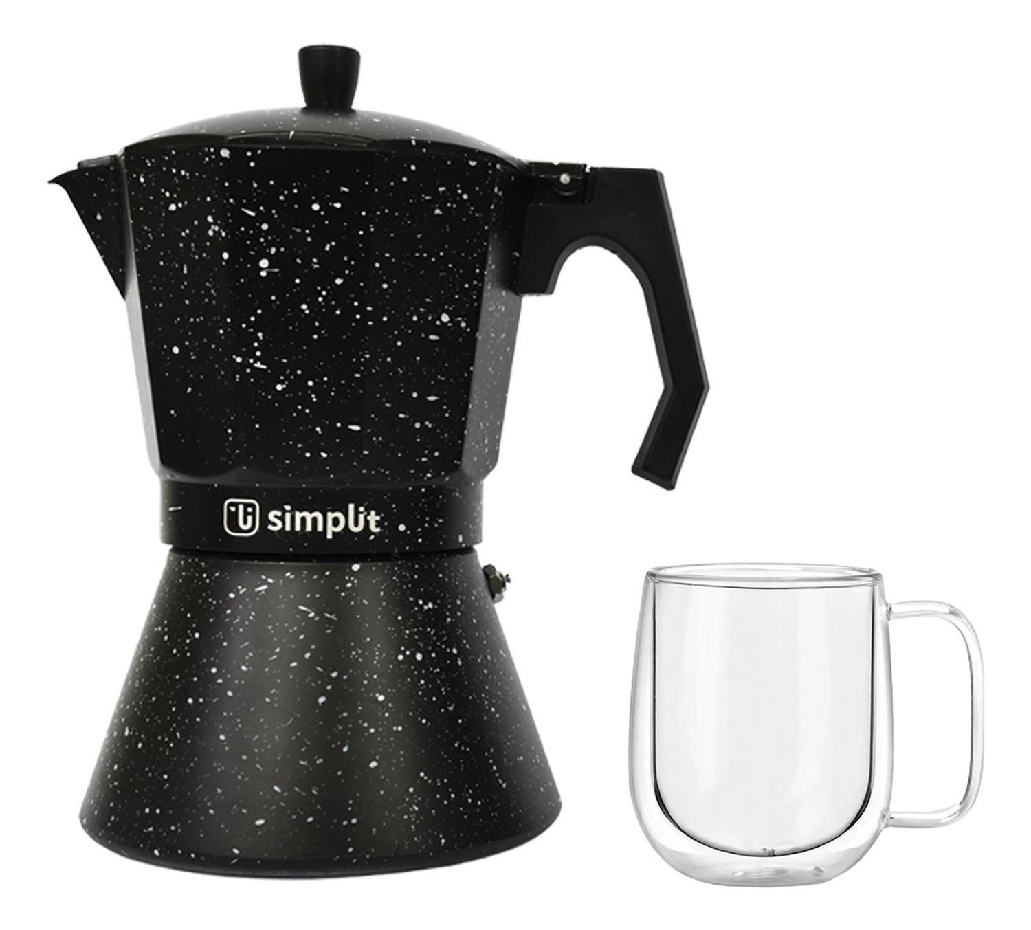 Pack Cafetera Italiana 12 tazas + Taza Doble Pared 300 ml-0