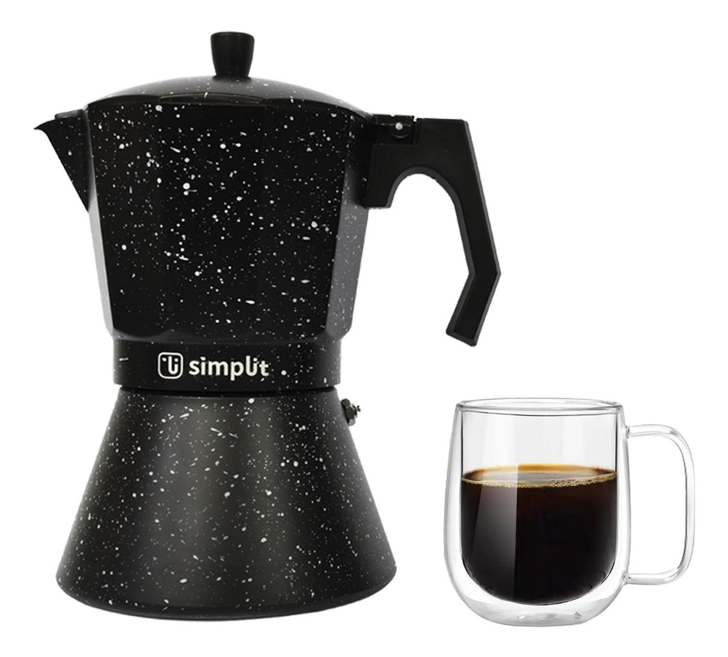 Pack Cafetera Italiana 12 tazas + Taza Doble Pared 300 ml-1
