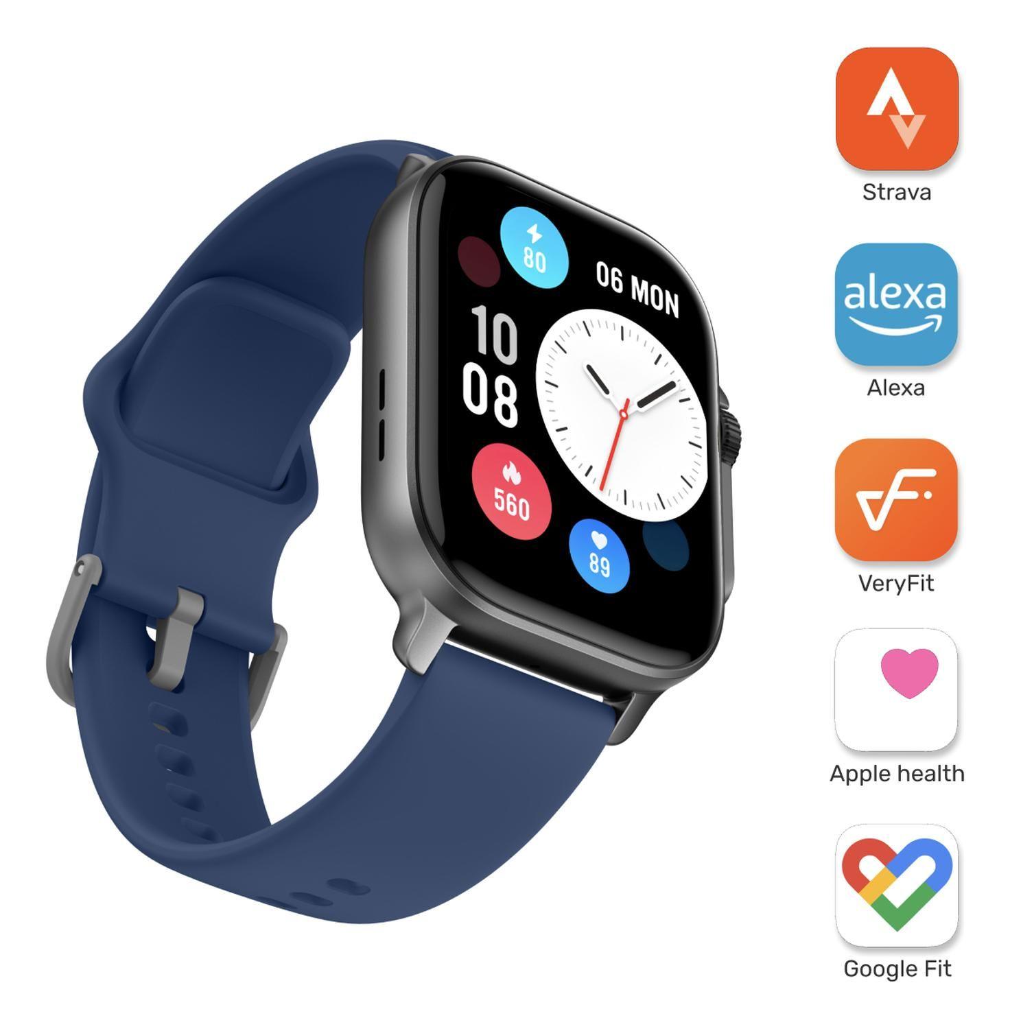 Reloj Smartwatch Lhotse Connect S03 42mm Blue-3