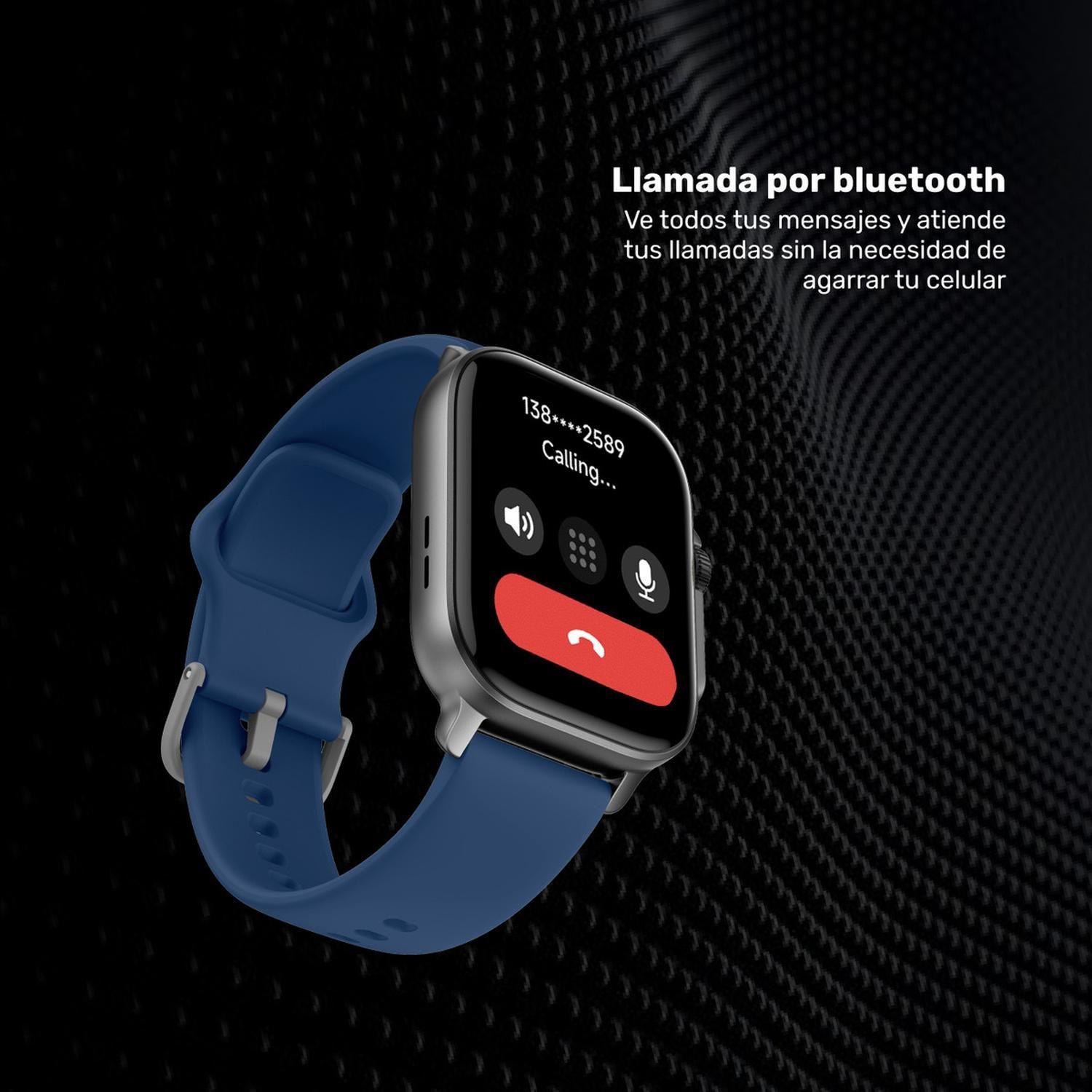 Reloj Smartwatch Lhotse Connect S03 42mm Blue-5