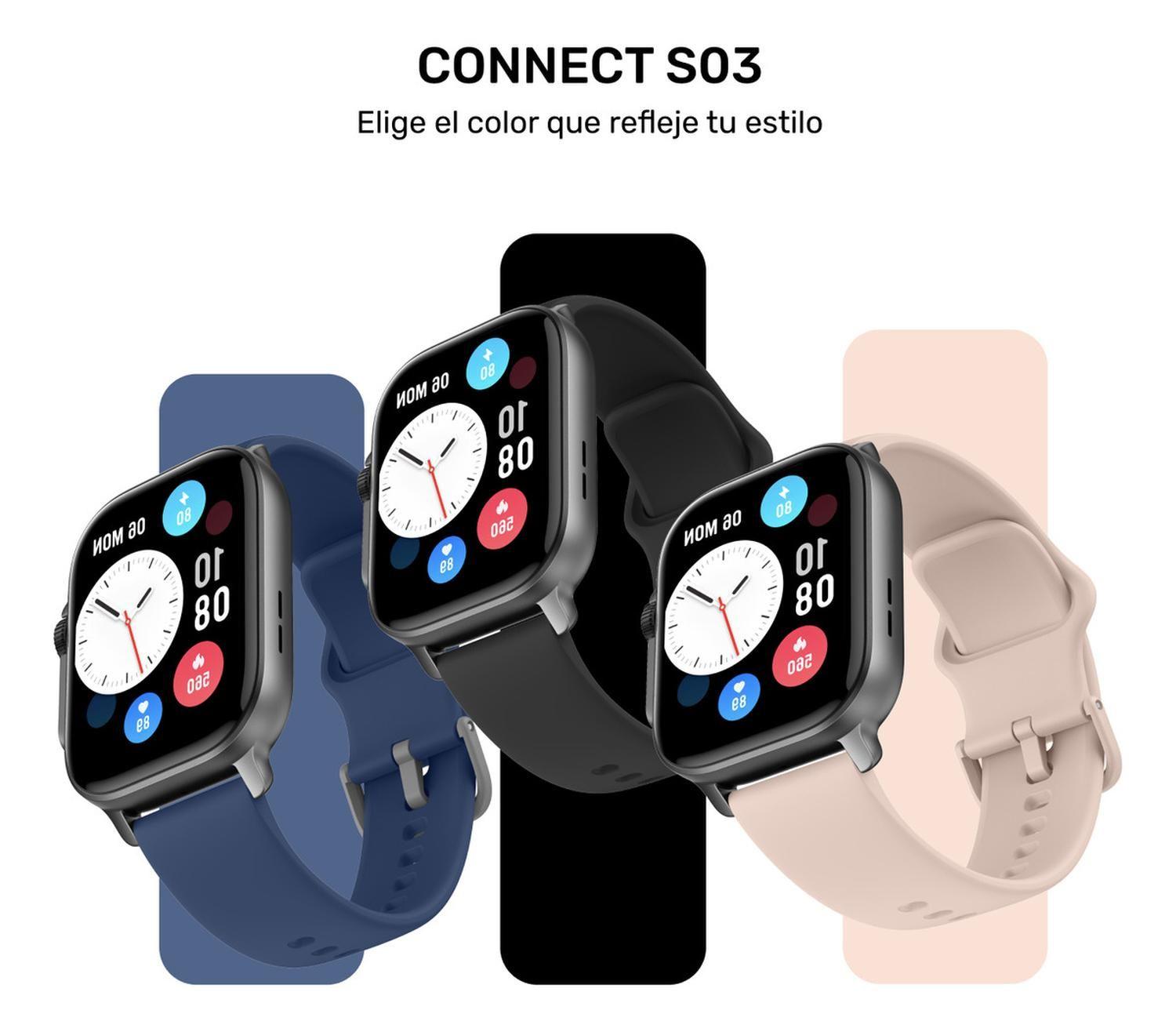 Reloj Smartwatch Lhotse Connect S03 42mm Blue-8