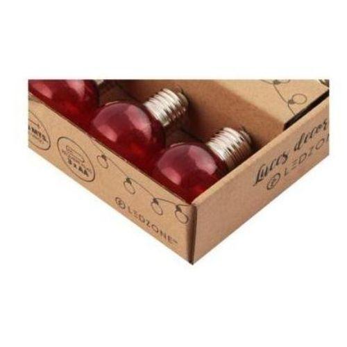 Guirnalda Ledzone Colores Transparente 10 Led Pilas-2