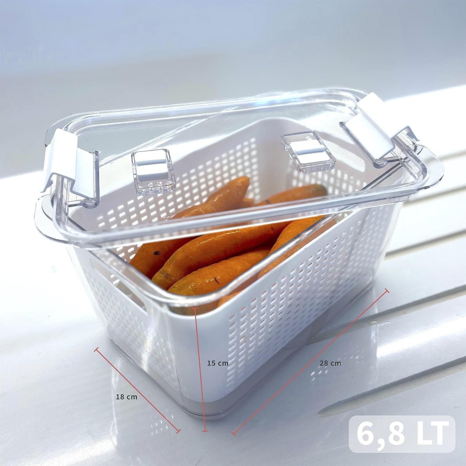 Pack Organizador de Refrigerador M + L Simplit-3