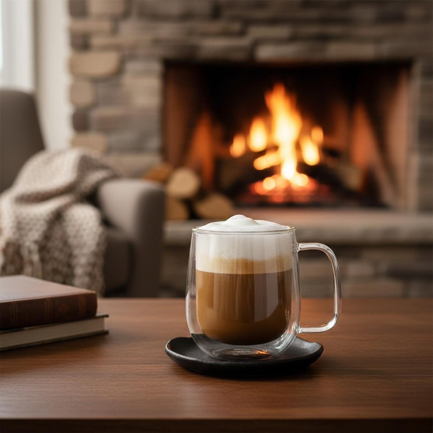 Taza Mug de Vidrio Doble Pared 300 ml Simplit-3