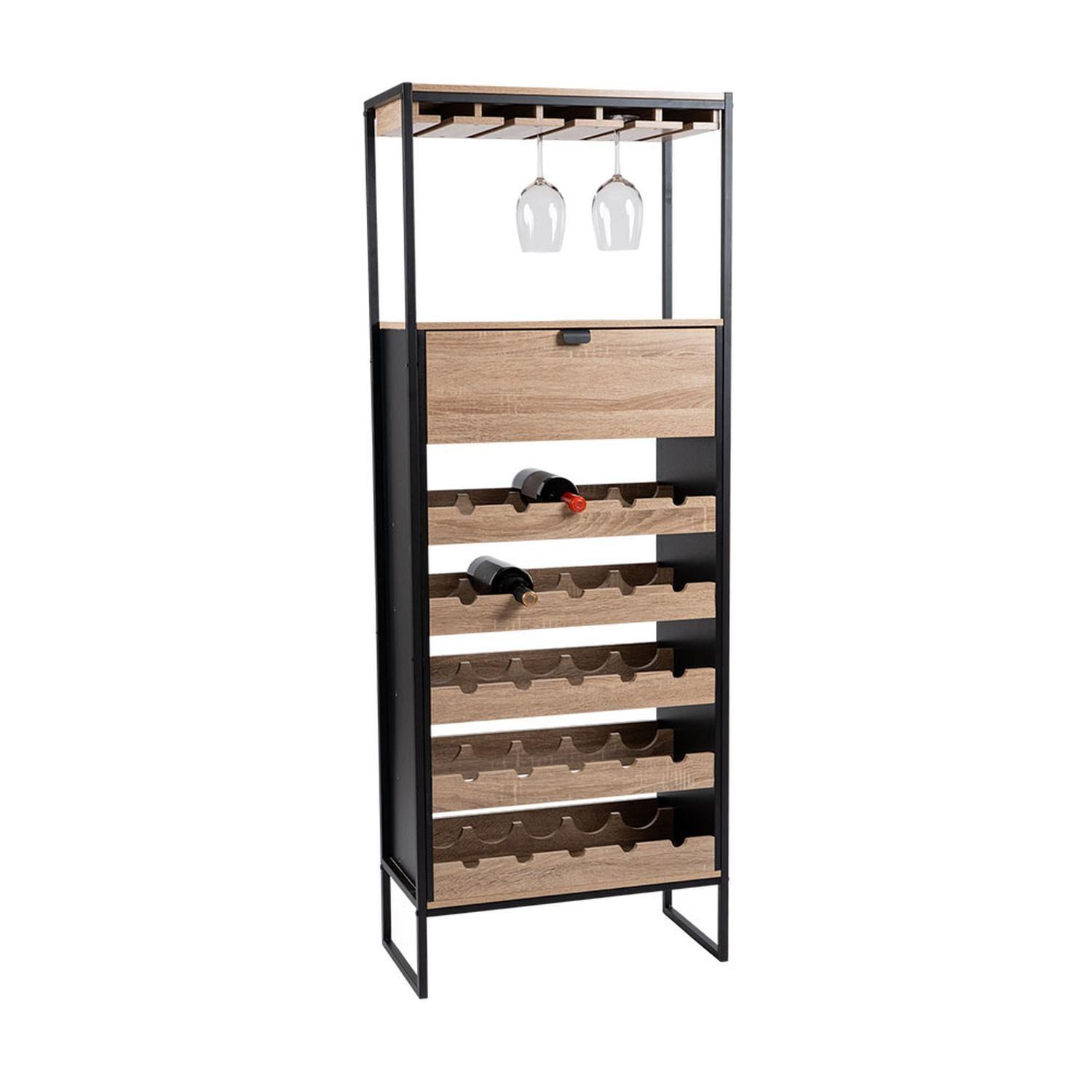 Mueble Bar con soporte para 25 botellas Aliaj 5Five-2