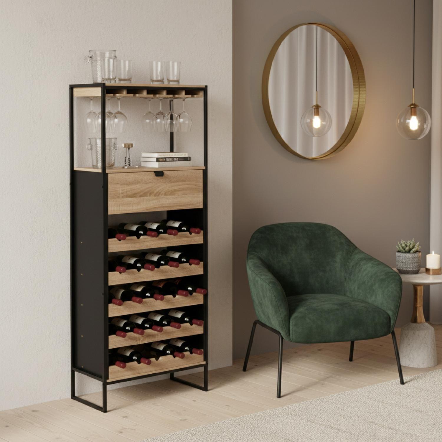 Mueble Bar Cava Con soporte para 25 botellas Aliaj 5Five-5