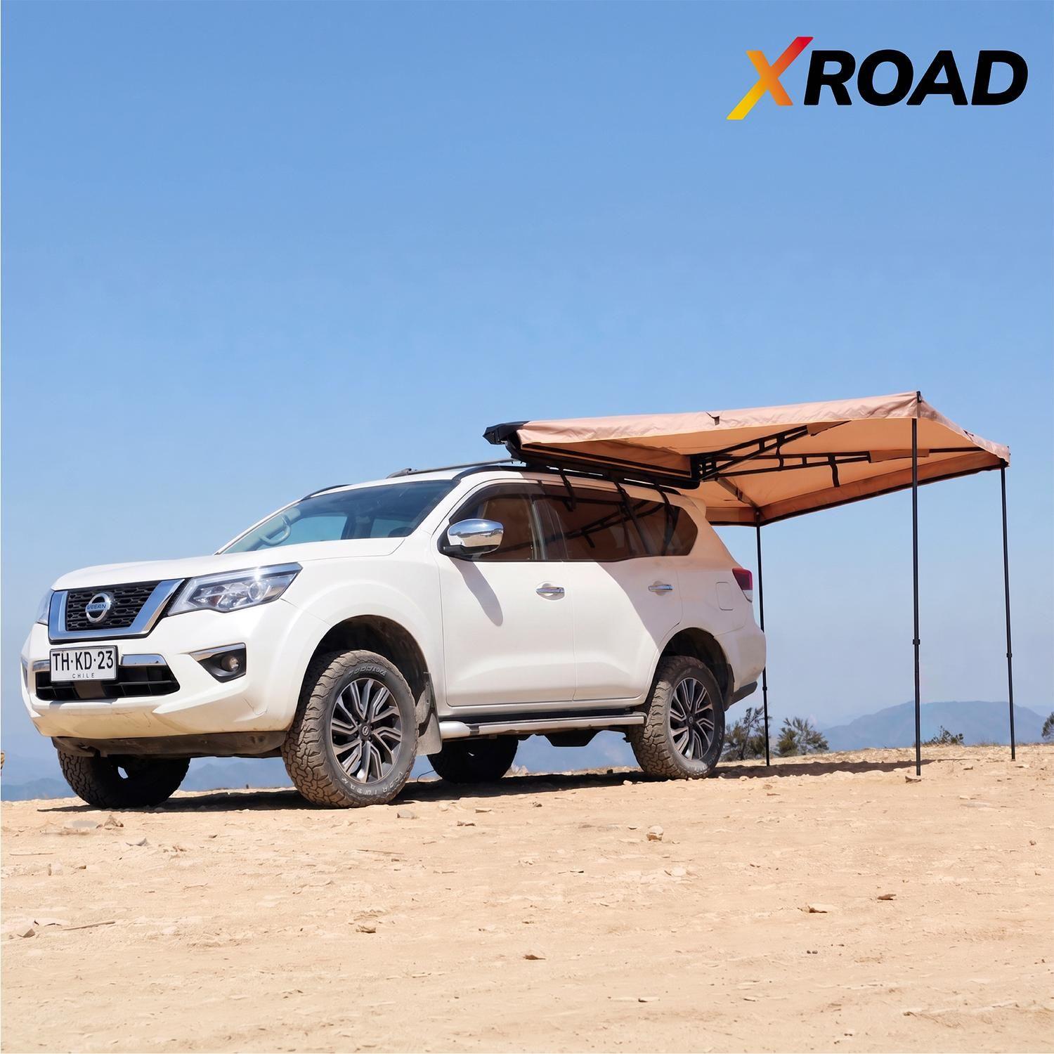 Toldo Camping Lateral Para Auto Techo 270° Xroad-1