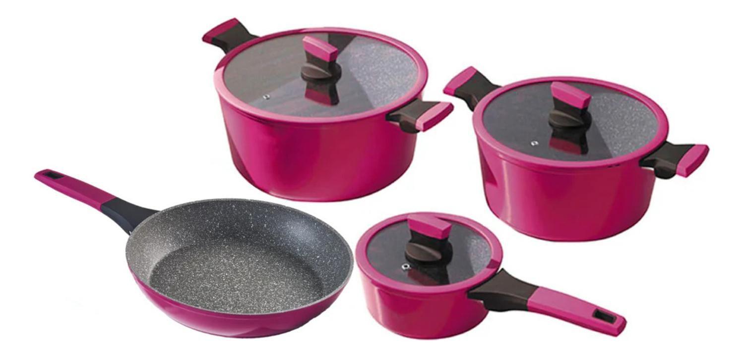 Batería De Cocina 7 Piezas Soho Cherry Kitchenware-0