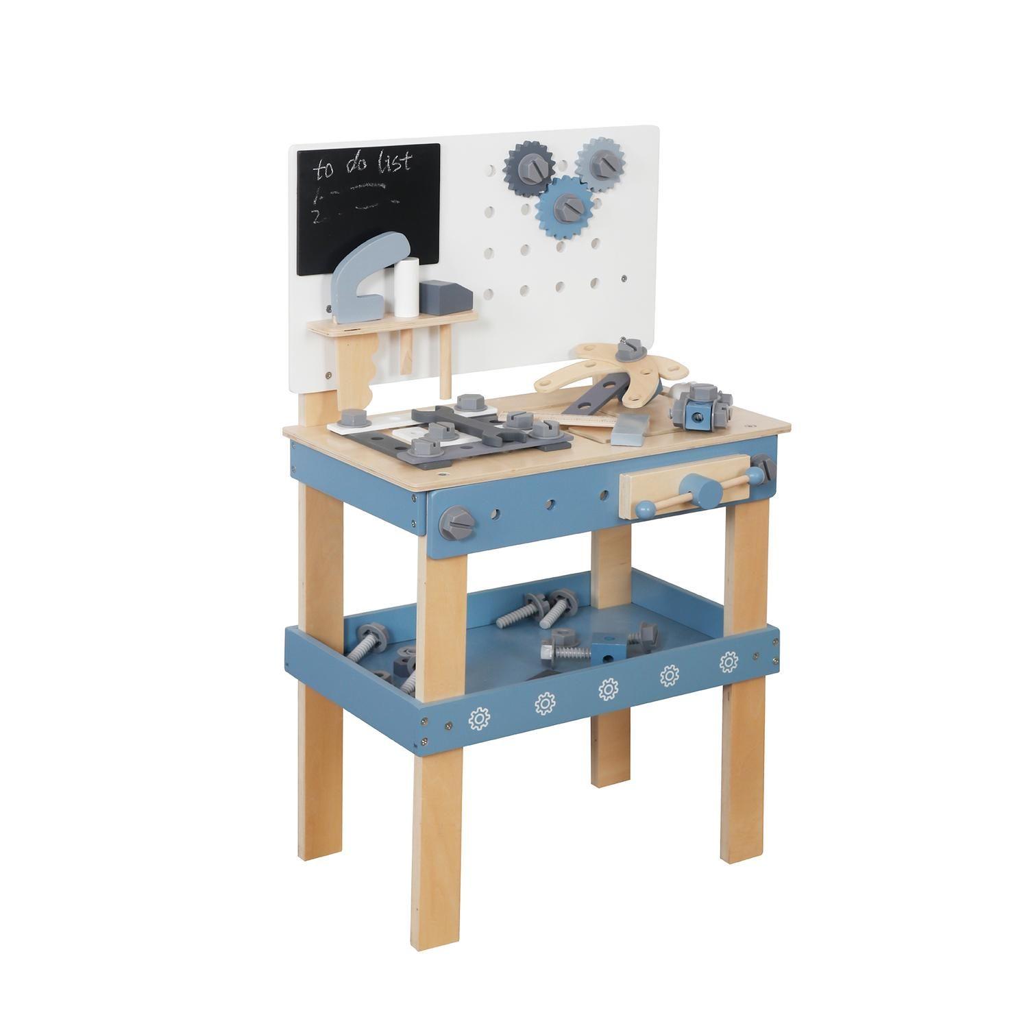 Juego de Construcción Herramientas Madera para Niños Bandú-0