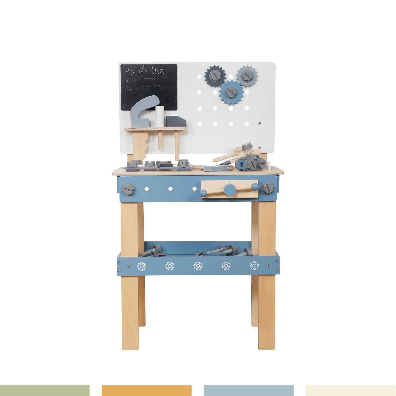 Juego de Construcción Herramientas Madera para Niños Bandú-4