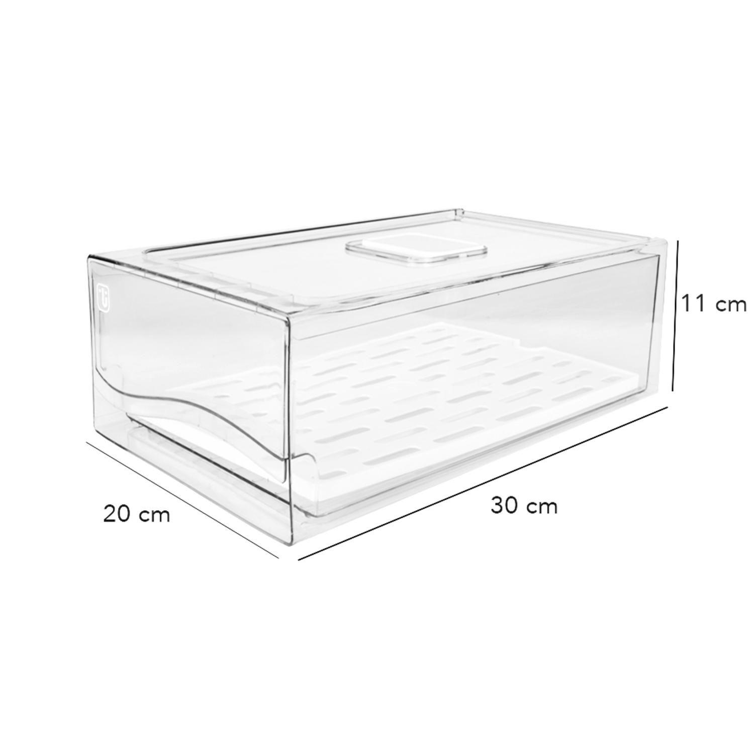 Organizador Refrigerador con Drenaje Grande Simplit-2