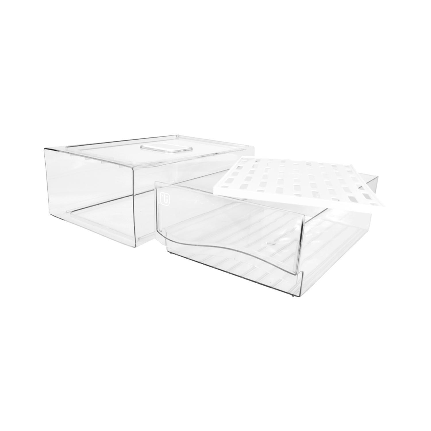 Organizador Refrigerador con Drenaje Grande Simplit-3