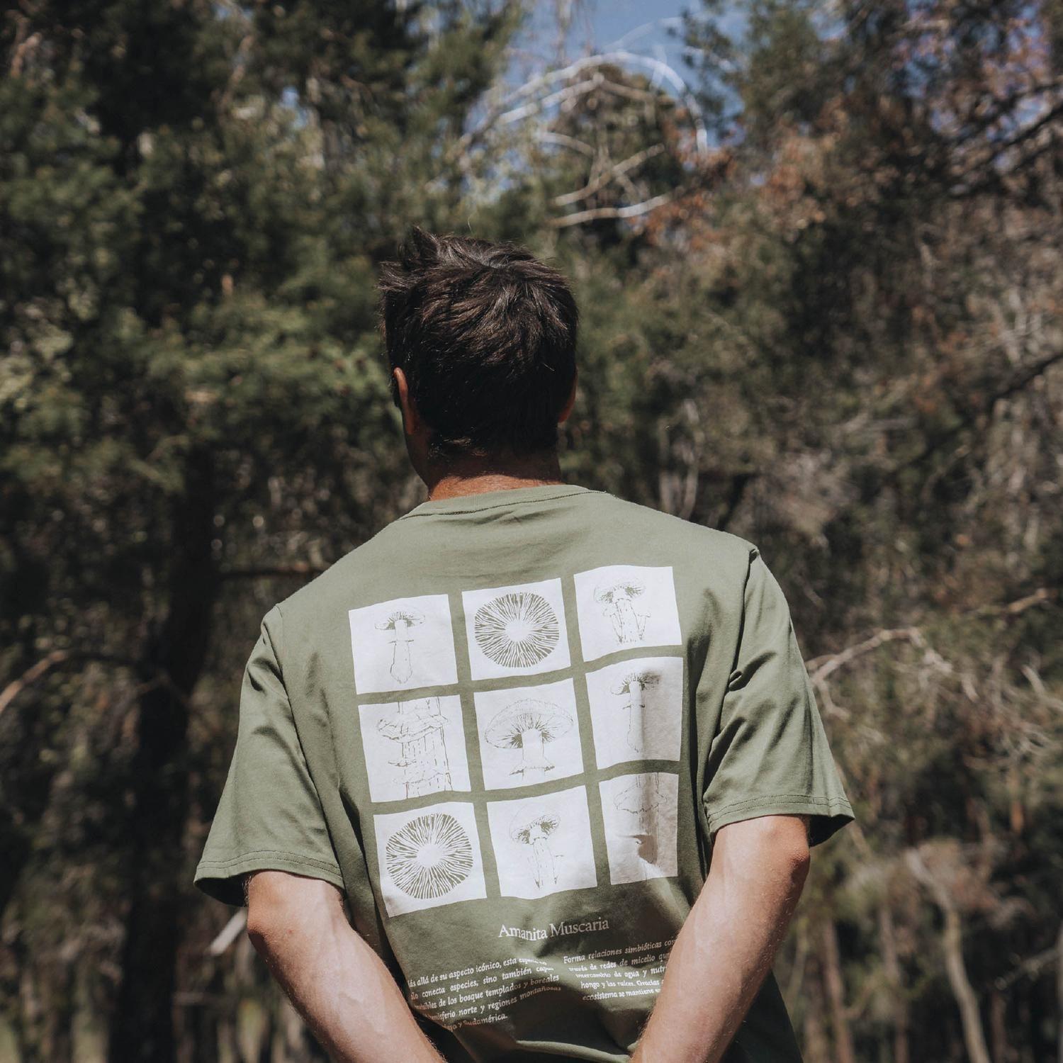 Polera Hombre Manga Corta Reino Fungi-4