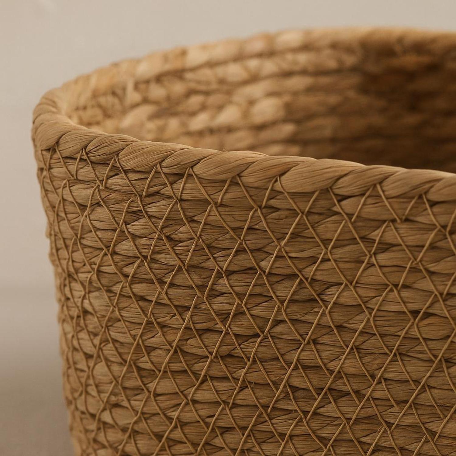 Canasto Organizador Rectangular de Junco 34x24 cm DAY-2