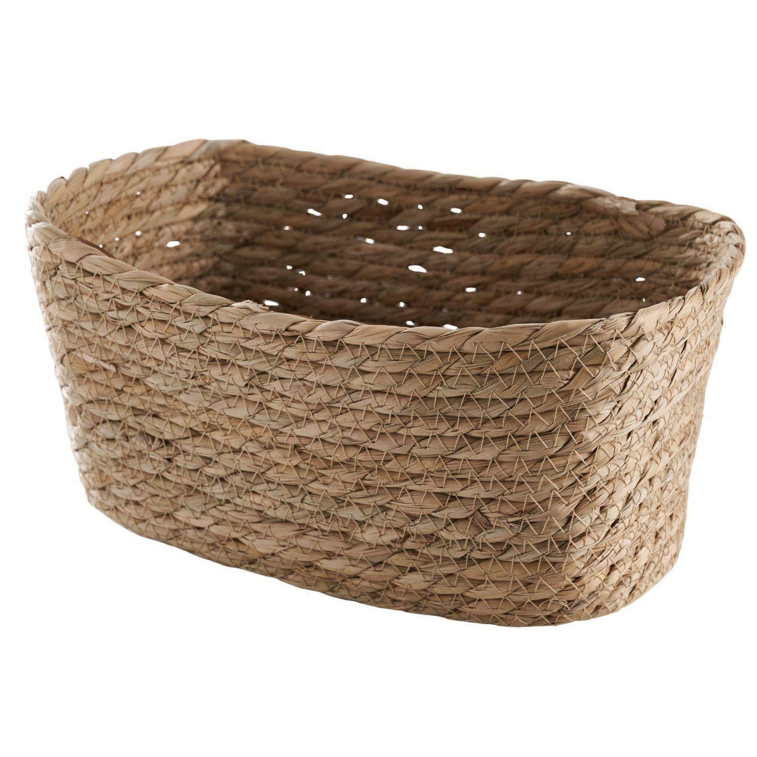 Canasto Organizador Rectangular de Junco 34x24 cm DAY-0