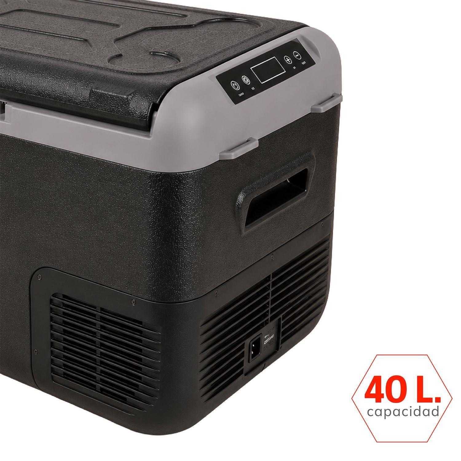 Cooler Freezer Eléctrico Portátil 40L -20°C 12V-220V Gris Xroad-3