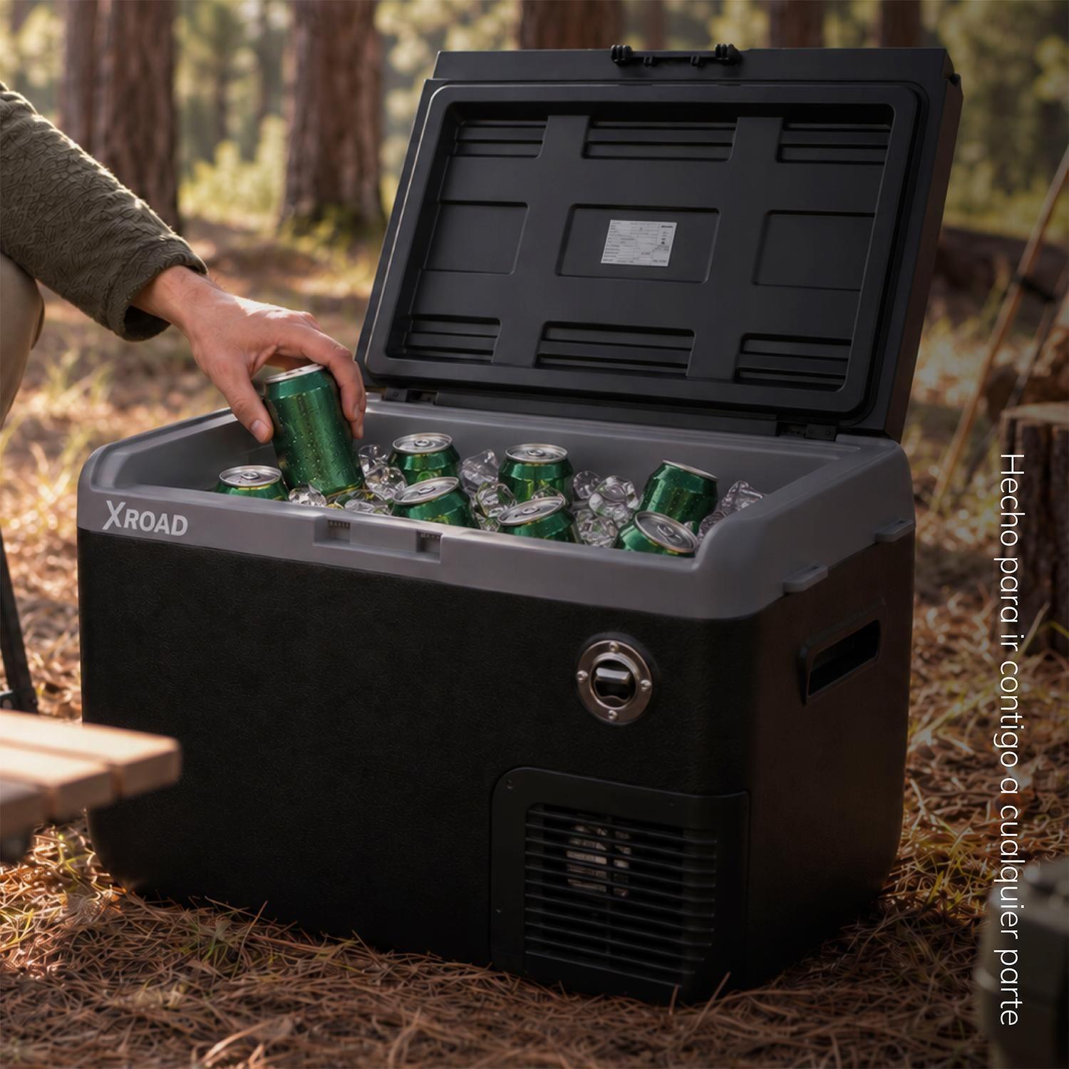 Cooler Freezer Eléctrico Portátil 40L -20°C 12V-220V Gris Xroad-7