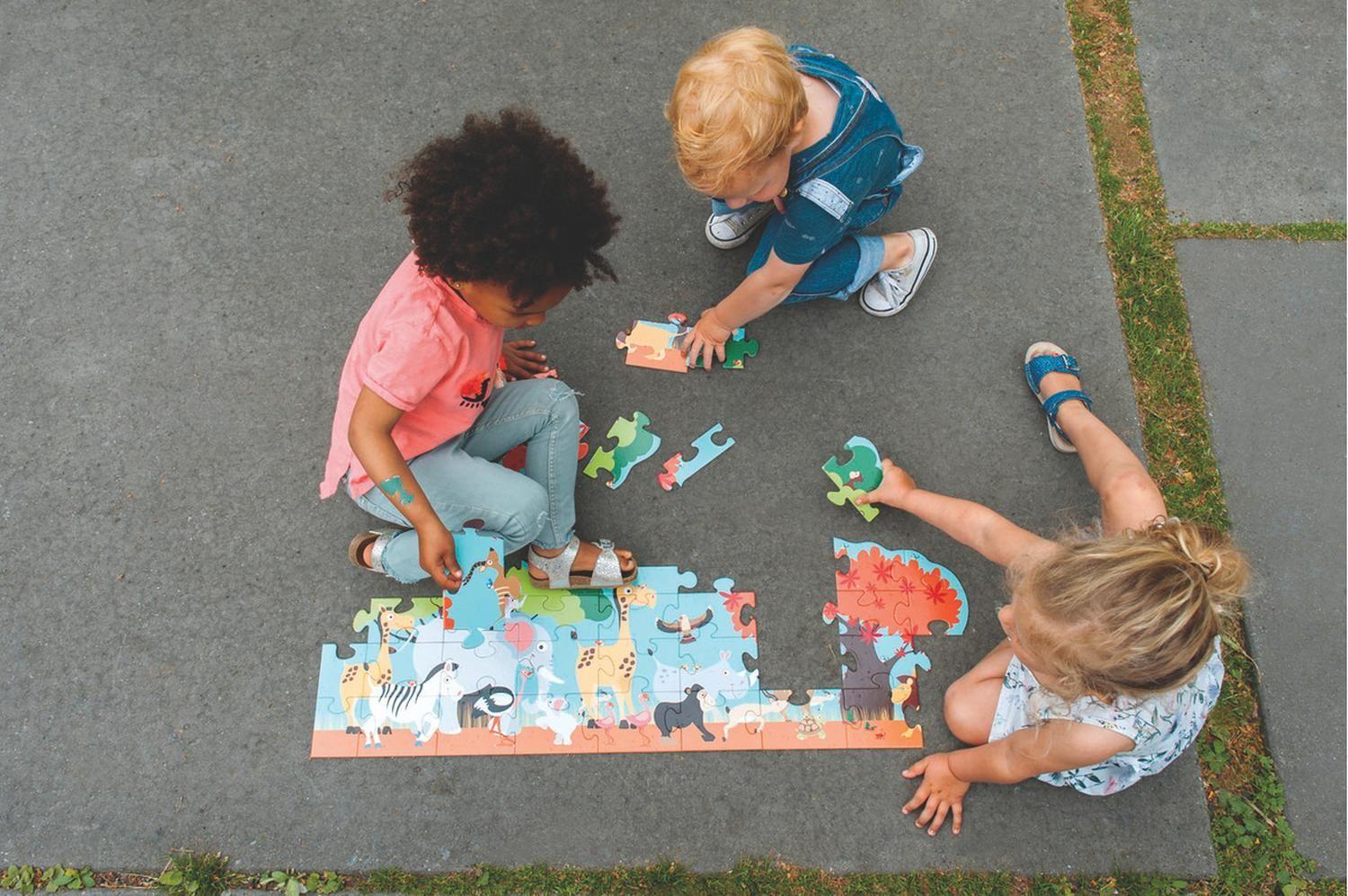 Puzzle 36Pcs De Piso, Safari Scratch Europe-4