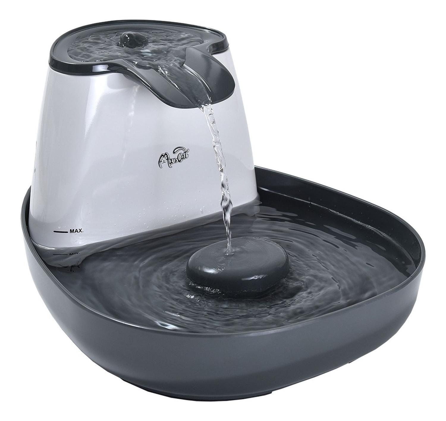 Fuente De Agua Cascada Mascotas Std Blanco-1